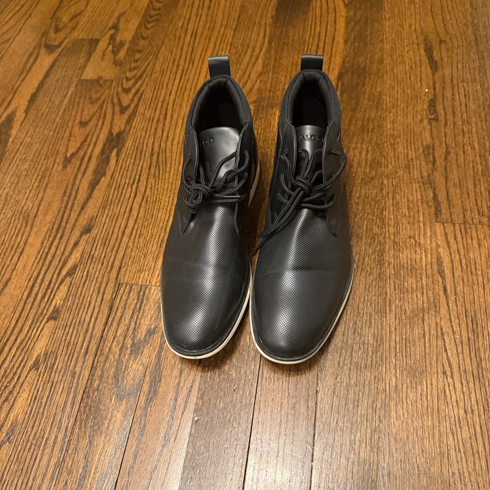 Men's Aldo Rogerio Black Lace-Up Casual - Sleek Urban Design
